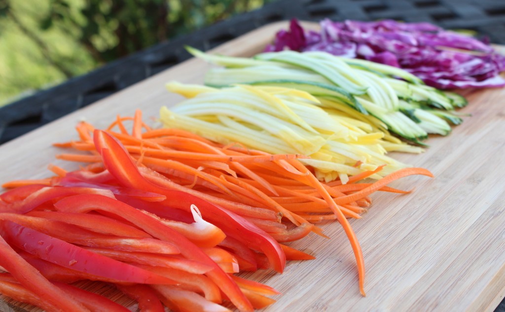 how to cook julienne vegetables